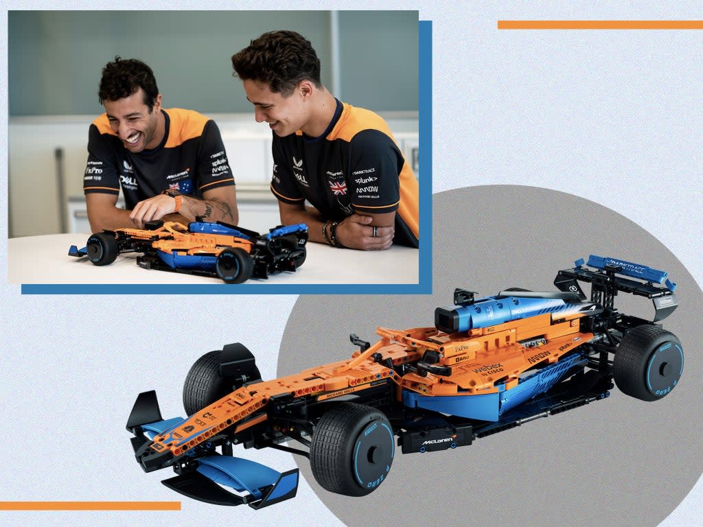 The British racing car team’s vehicle has been immortalised in plastic  (McLaren/The Independent)