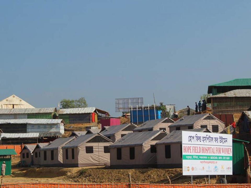 The Hope Foundation for Women and Children of Bangladesh has been preparing for the coming monsoons by training emergency response teams (Josh Estey/ EMC)