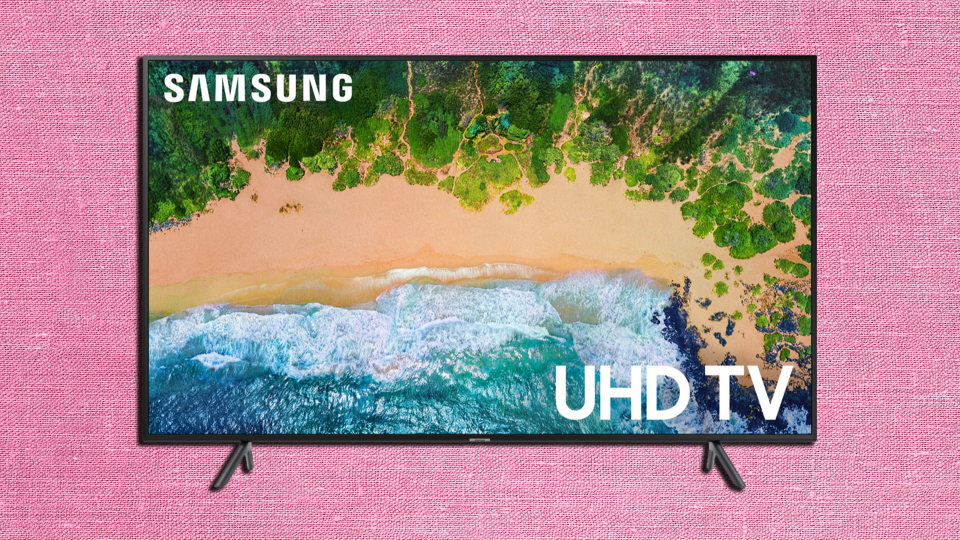 Samsung 50-inch Class 4K (2160P) Ultra HD Smart LED HDR TV (UN50NU7100). (Photo: Walmart/Yahoo Lifestyle)