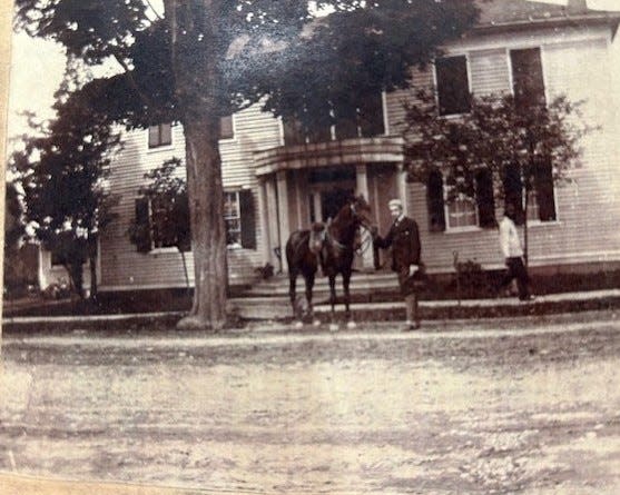 The home of Judge Charles Avery where Sa-Sa-Nah Loft lay in wake.