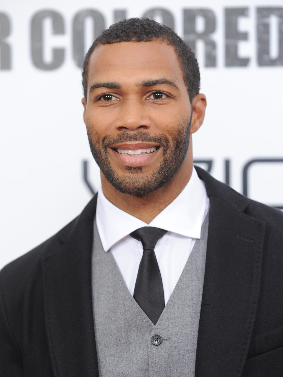 FILE - This Oct. 25, 2010 file photo shows actor Omari Hardwick attending a special screening of "For Colored Girls" at the Ziegfeld Theatre in New York. (AP Photo/Evan Agostini, file)