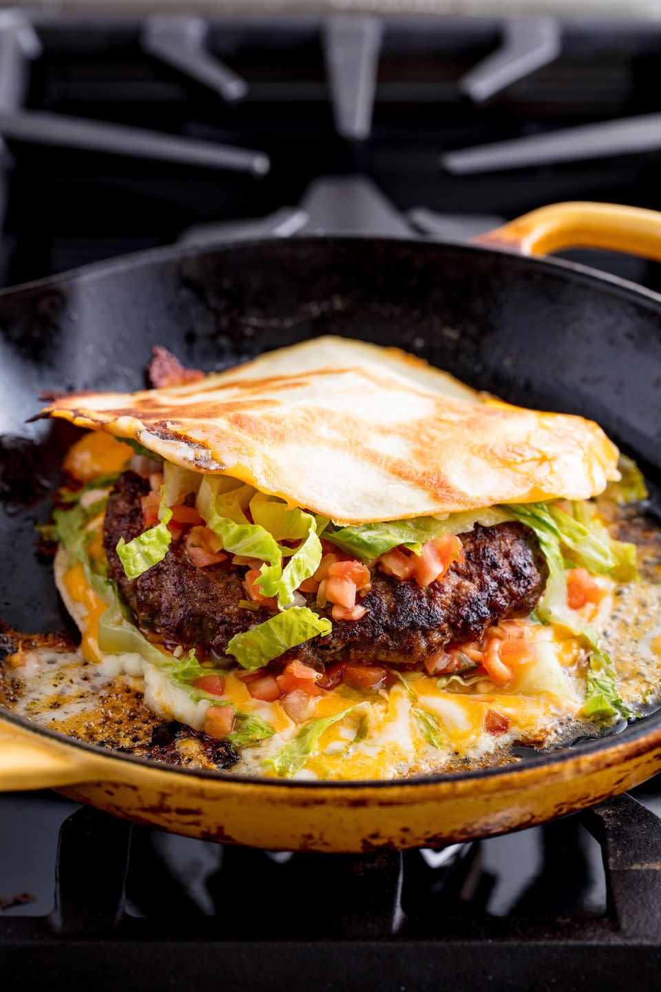 quesadilla burger vertical