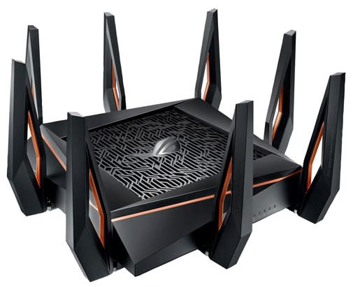 ASUS ROG Gaming Wireless AX11000 Tri-Band Wi-Fi 6 Router. (Image via Best Buy)