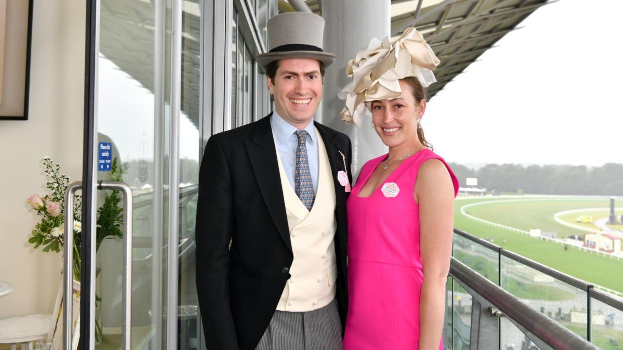 Alick Dru and Lady Tatiana Mountbatten at Royal Ascot 2021