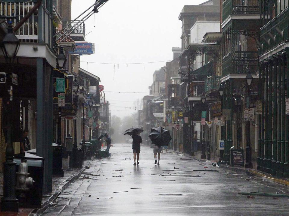 hurricane katrina bourbon street new orleans