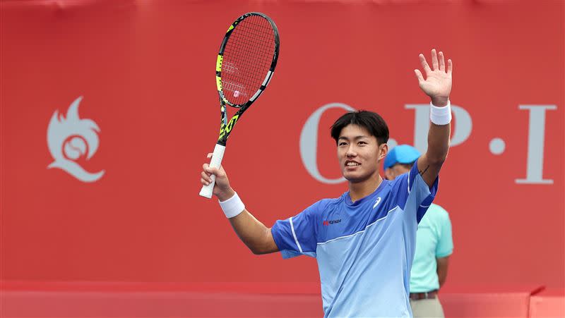 台灣網球好手許育修闖進華國三太子盃4強，成為盧彥勳後第一人。（圖／海碩整合行銷提供）