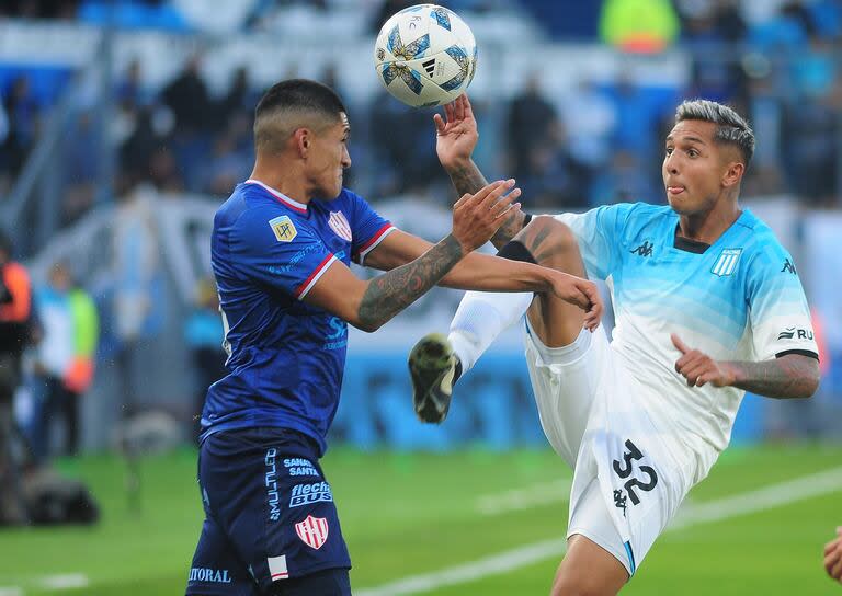 Agustín Almendra, autor del 2-1 con un violento derechazo ante Unión; también había aportado la asistencia para el 1-0 de Sosa