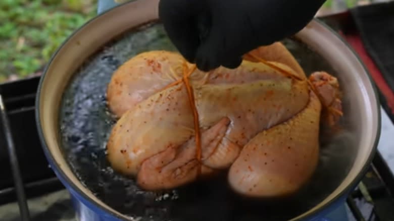 boiling a chicken in Coca-Cola