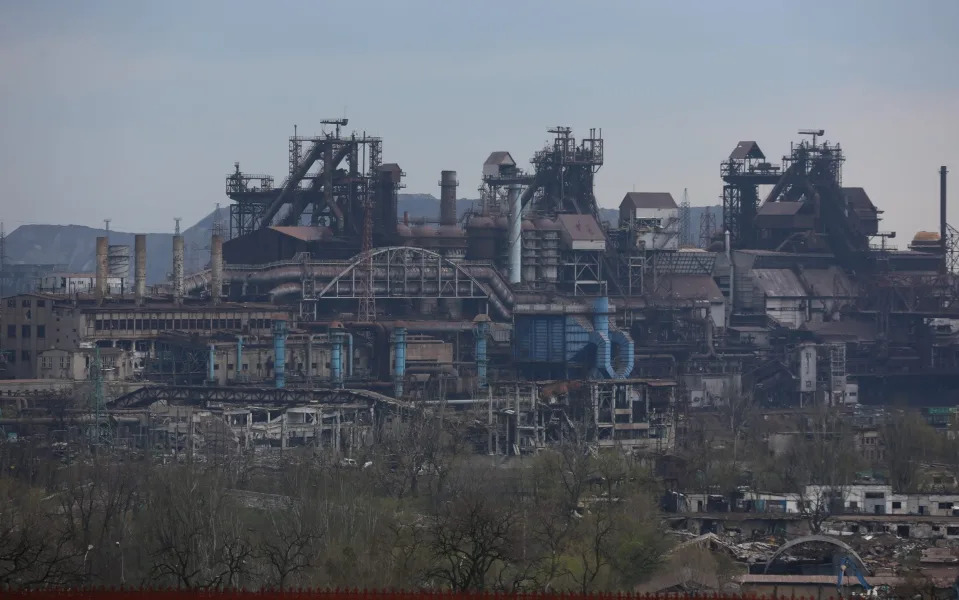 The Azovstal steel plant in Mariupol - Leon Klein/Anadolu Agency via Getty Images