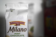 A "SELL BY" date is seen on a package of Milano cookies, Sunday, Aug. 21, 2022, in Chicago. As awareness grows around the world about the problem of food waste, one culprit in particular is drawing scrutiny: “best before” labels. Manufacturers have used the labels for decades to estimate peak freshness. Unlike “use by” labels, which are found on perishable foods like meat and dairy, “best before” labels have nothing to do with safety and may encourage consumers to throw away food that’s perfectly fine to eat.(AP Photo/Charles Rex Arbogast)