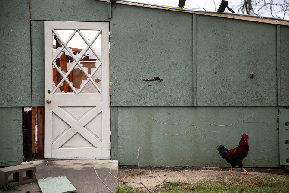 Severe storms hit the South