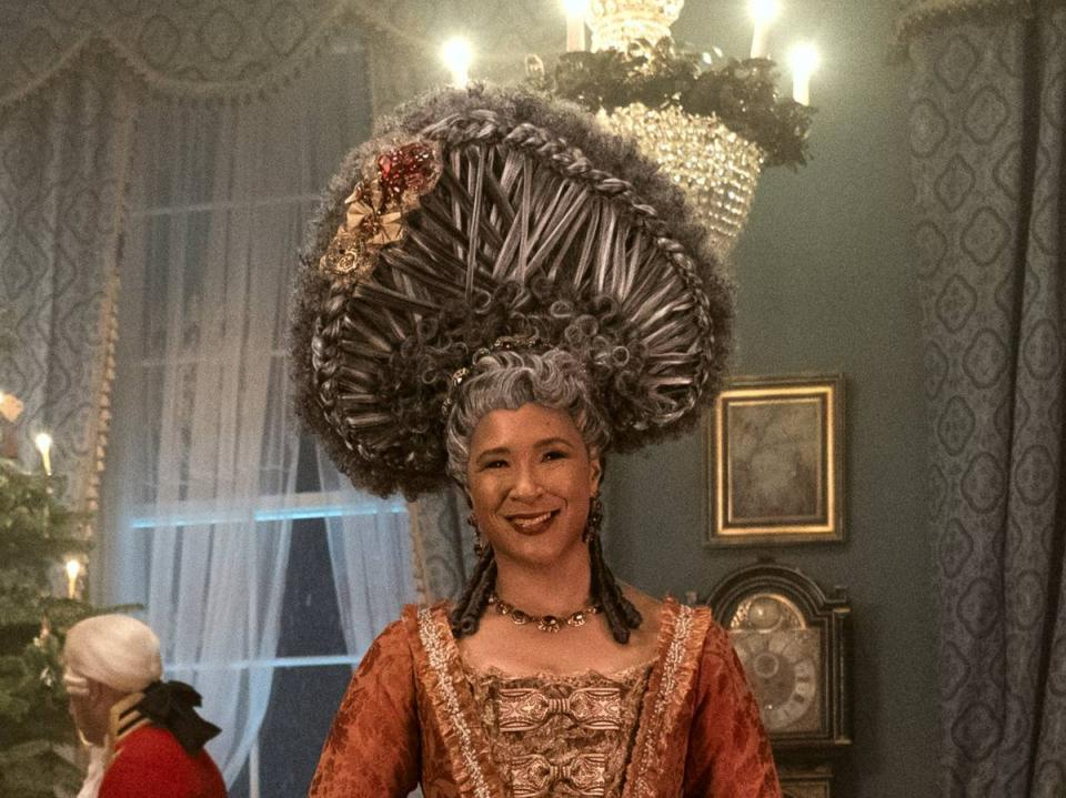 Queen Charlotte played by Golda Rosheuvel (Netflix / Liam Daniel)