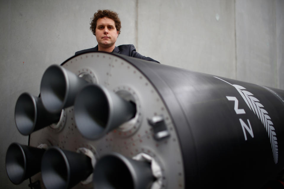 RocketLab CEO Peter Beck poses for a portrait at the company's Auckland headquarters on June 10, 2015 in Auckland, New Zealand. The Rutherford, a battery-powered rocket engine printed from 3D parts developed by New Zealand space technology company RocketLab, will reduce the cost for companies to send satellites into space by as much as US$5-45 million. Test flights will begin this year with the goal of offering commercial launches in 2016.