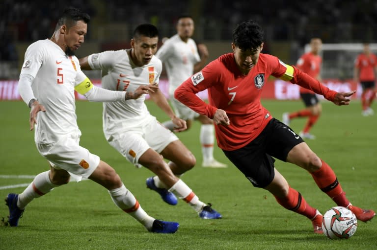 Son Heung-min played a part in both goals as South Korea beat China