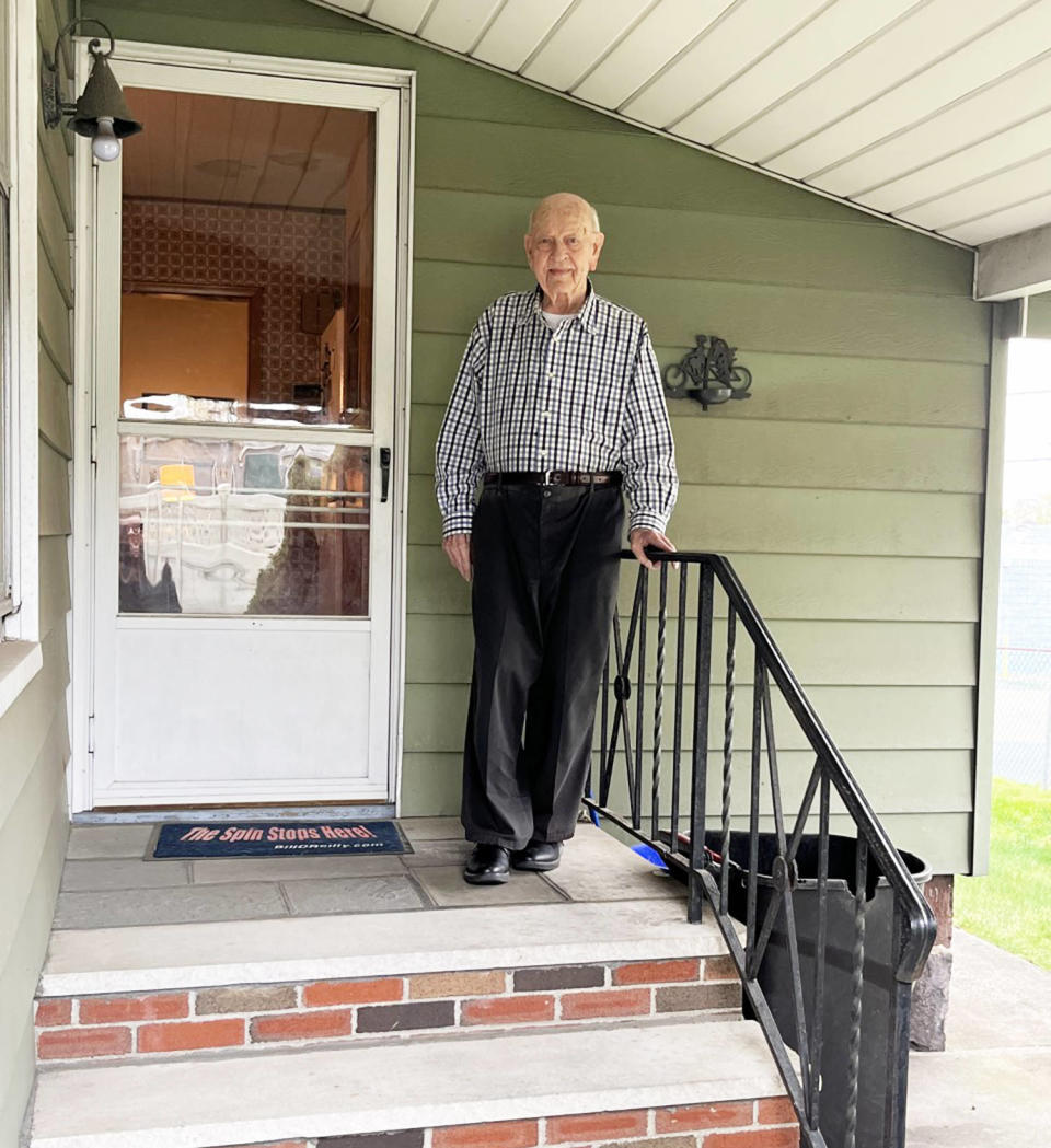 Dransfield has lived in the same house since 1945. (Courtesy Erica Lista)