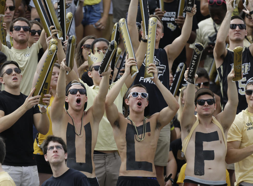 UCF fans will no longer make the trip down to Jacksonville for “College GameDay.” (AP Photo)