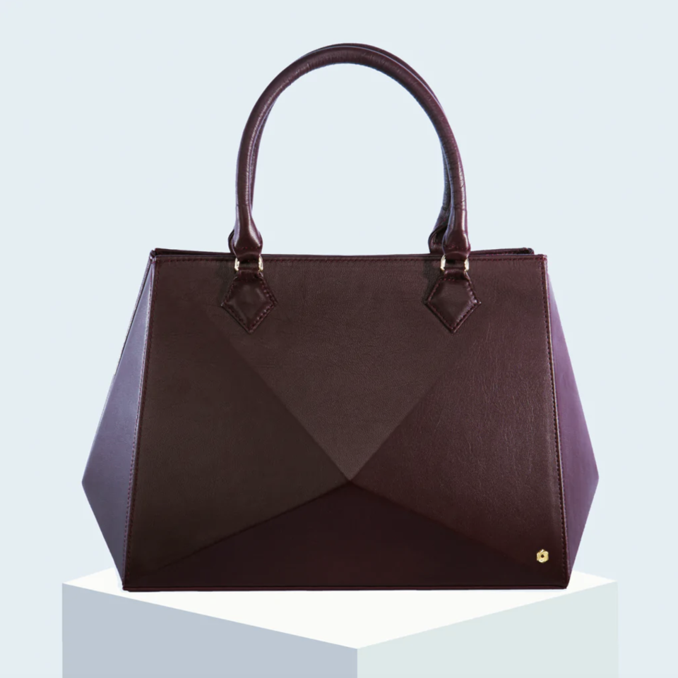 Hexella Large Tote Oxblood