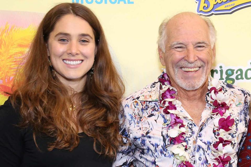 <p>Walter McBride/WireImage</p> Sarah "Delaney" Buffett and Jimmy Buffett