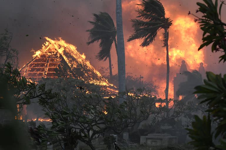 Un incendio forestal arrasó con las viviendas de los habitantes de Hawái