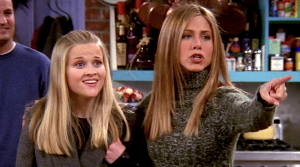 At the very beginning of her career, Reese Witherspoon was on two episodes of Friends as Rachel's sister Jill, who tries to date Ross. 