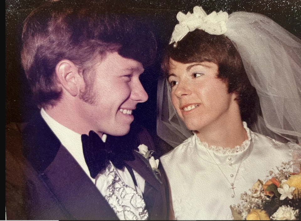 The couple in 1973