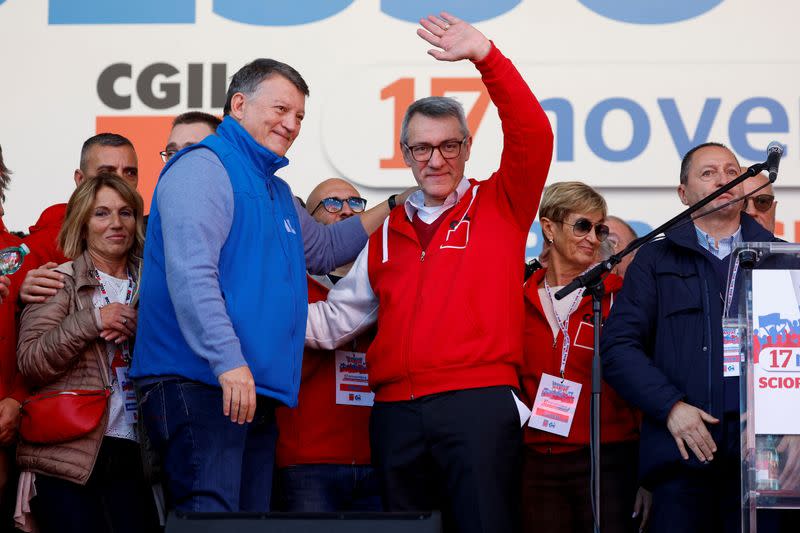 Italy's main trade unions, CGIL and UIL, call for a four-hour strike against the Government's 2024 budget