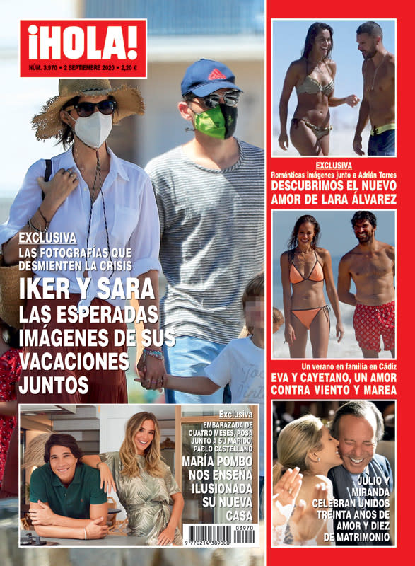 Sara Carbonero en la portada de ¡HOLA!