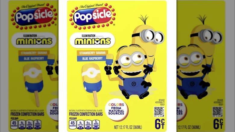 Popsicle Minion Frozen Confection Bars