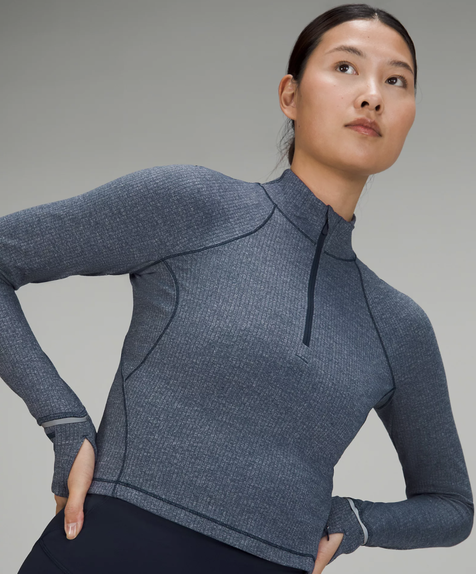 It's Rulu Run Cropped Half Zip (Photo via Lululemon)