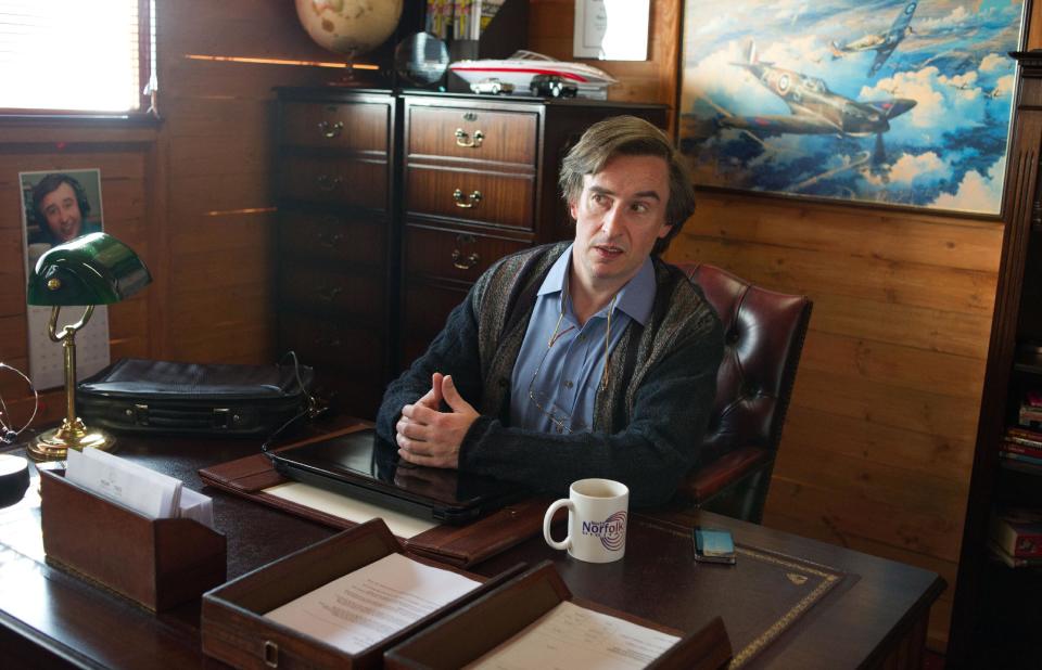 This image released by Magnolia Pictures shows Steve Coogan in a scene from "Alan Partridge." (AP Photo/Magnolia Pictures, Nicola Dove)