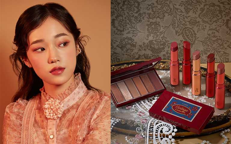   ETUDE特別邀「女神降臨」的朱靜一起來共同宣傳花樣年華系列。(圖／ETUDE提供)  