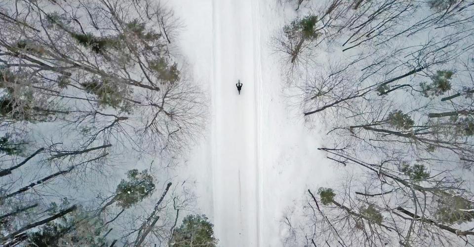 If you have a bike with tires that are fat and have enough tread, you can enjoy having the trails all to yourself. Just be sure you can change a flat.