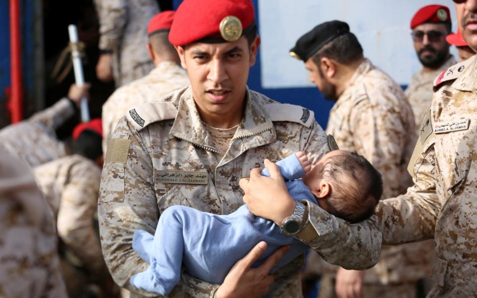 Save the Children warned that about 12 per cent of the country’s 22 million children were going without enough food - SAUDI MINISTRY OF DEFENSE