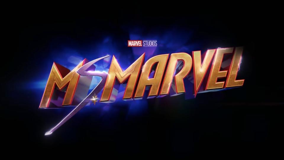 Ms. Marvel Disney+ logo.