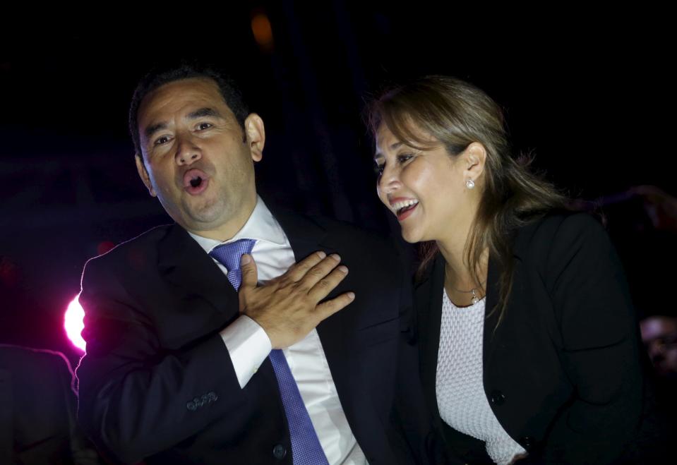 Former TV comedian, Jimmy Morales, wins Guatemala's presidential election