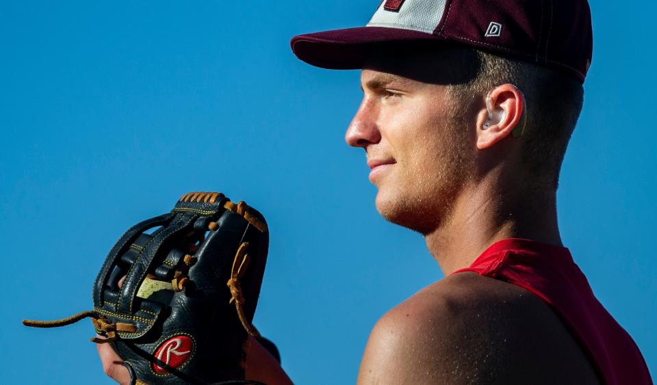 Western Christian senior Ty Van Essen poses for a photo during practice Thursday, June 16, 2022 at the field in Hull. 