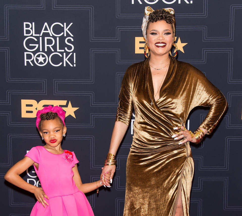 Singer Andra Day (R) and Raynn-Simone.&nbsp;