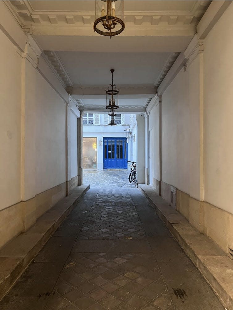 entrance to salon in paris