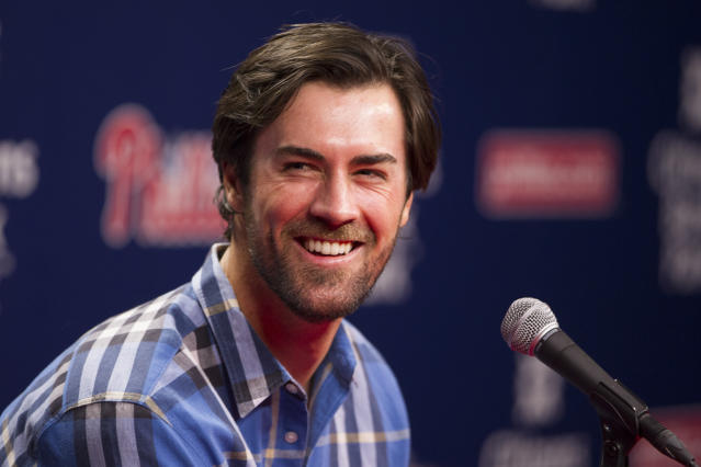 SoCole Hamels Has a Mustache - sportstalkphilly - News, rumors