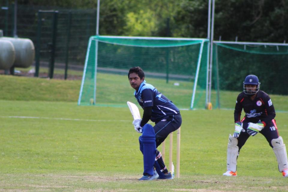 Thuwan Puthra hit 22 runs for Enniskillen. <i>(Image: ECC)</i>