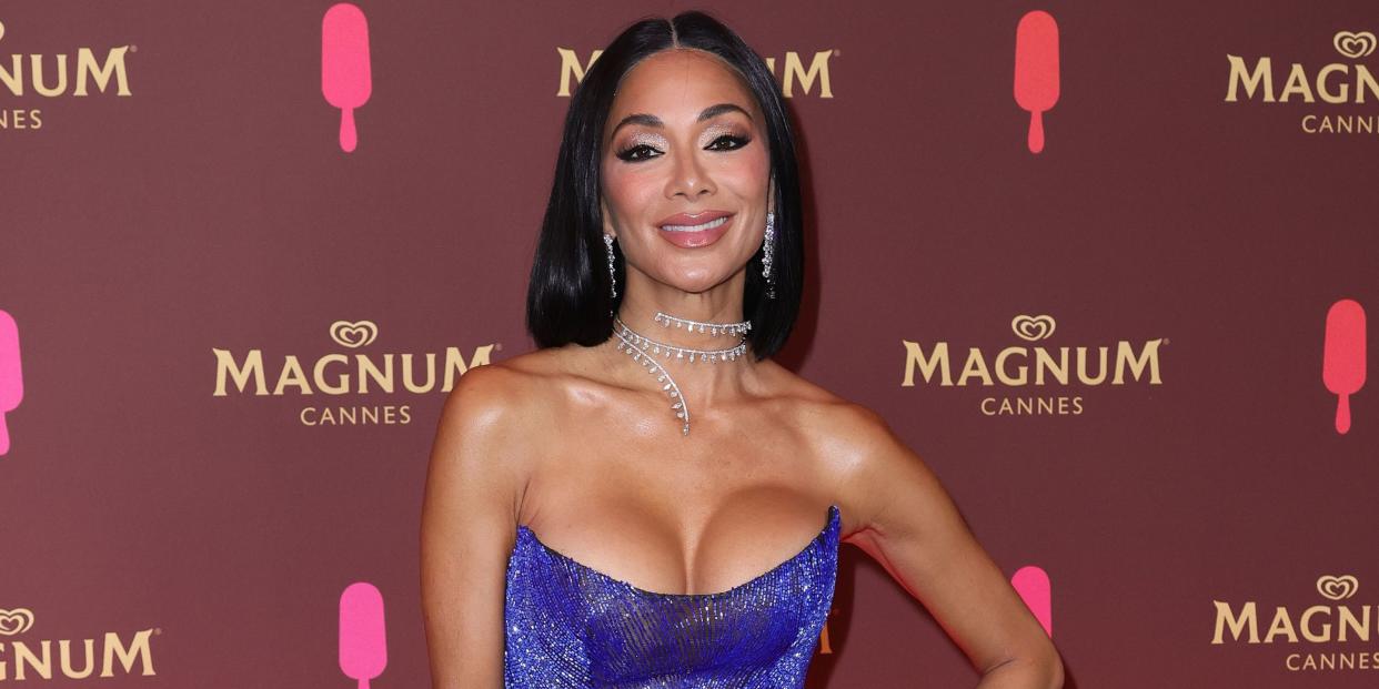 nicole scherzinger at cannes party on may 22, 2023 in cannes, france