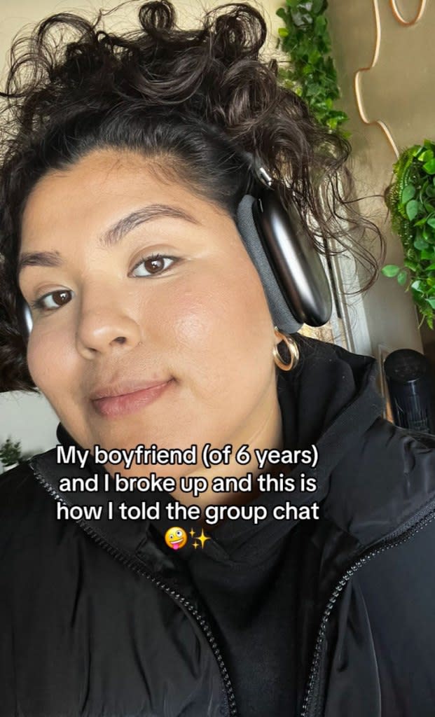 She has since blocked her ex and is now “thriving.” TikTok/@DI.MART