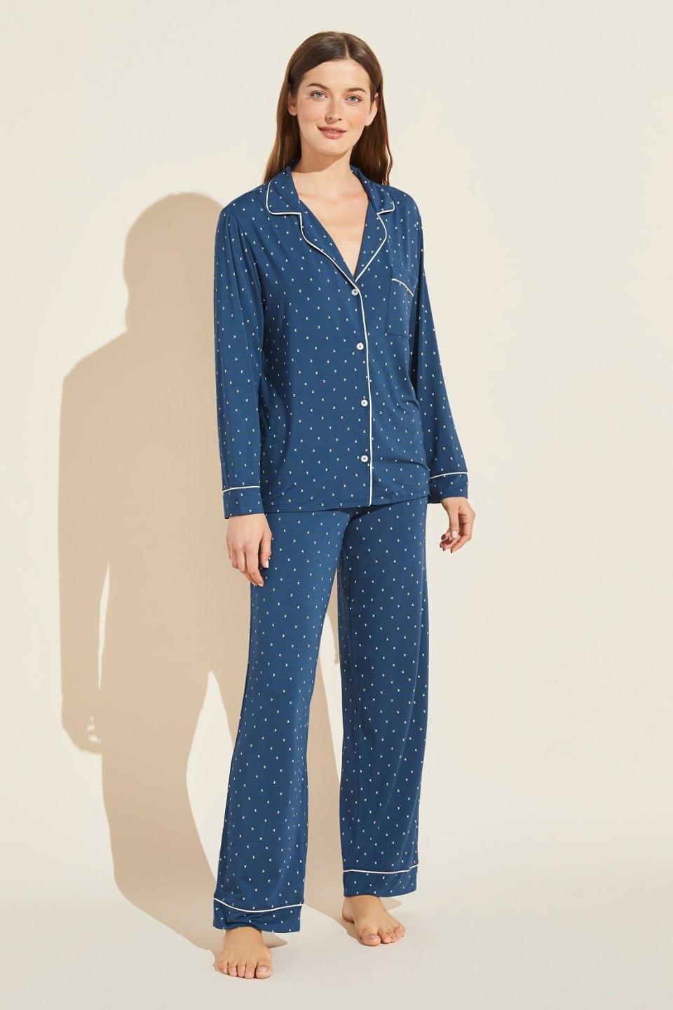 Gisele Printed Long PJ Set