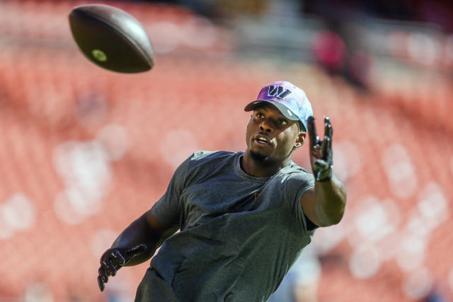 Baltimore Ravens linebacker Tavius Robinson (95) runs during an NFL  preseason football game against the Washington Commanders, Monday, August  21, 2023 in Landover. (AP Photo/Daniel Kucin Jr Stock Photo - Alamy