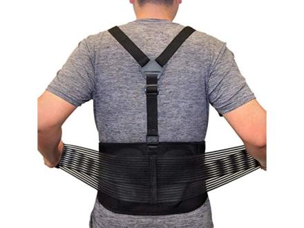 Fit Geno Back Brace for Lower Back Pain: Back Support Lumbar Belt for Women and Men - Breathable Lower Back Pain Relief Herniated Disc Sciatica