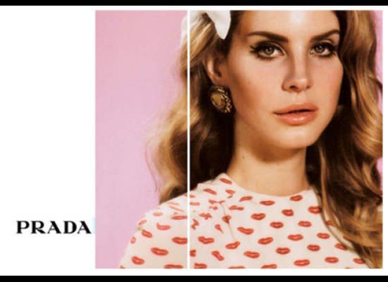 Did this Prada campaign have you fooled at first glance? Well don't feel too bad, we fell for it too. Fashion blogs were abuzz (and confused) when this oh-so-realistic Prada ad featuring Lana Del Ray surfaced last week. But as it turns out, the jokes on us and<a href="http://fashion.elle.com/fashion/insider/2011/11/29/no-prada-for-lana-del-rey/" target="_hplink"> the "campaign" is all a big hoax</a>. According to <em>ELLE</em>, the image was merely photoshopped- and very skillfully at that. The fake ad was posted on <a href="http://fashin.livejournal.com/6389703.html" target="_hplink">Fashin Live Journal</a>, and had us all believing the Indie singer's random (and unlikely) new Prada gig. Shortly after the tricky ad went live, fashion blogs everywhere picked it up.