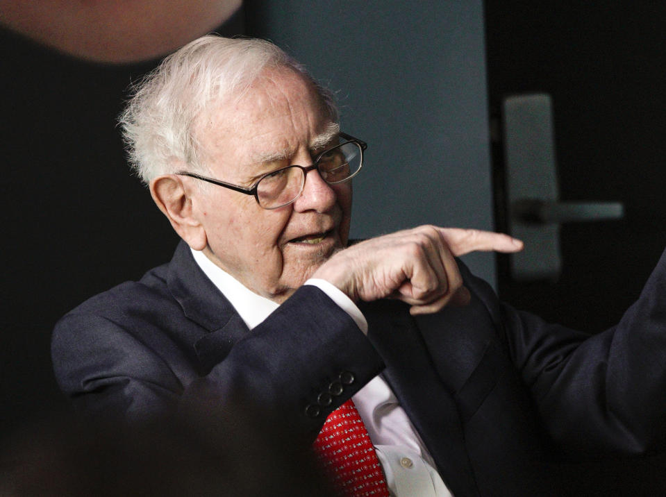 Warren Buffett, chairman and CEO of Berkshire Hathaway. (AP Photo/Nati Harnik)
