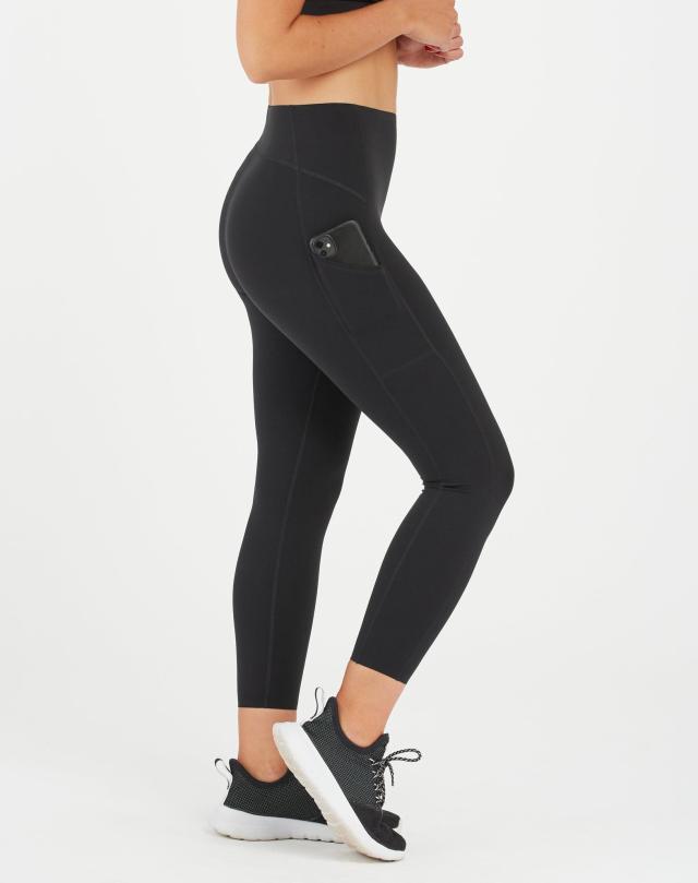 Yummie Tummie Tapered Leg Shaping Legging Yoga Pants ~Black (3X)