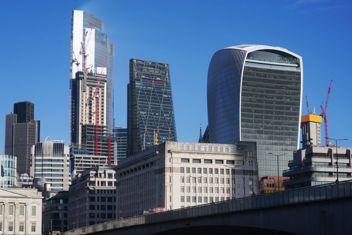 London offices have been hit by the pandemic’s home working boom  (PA Archive)