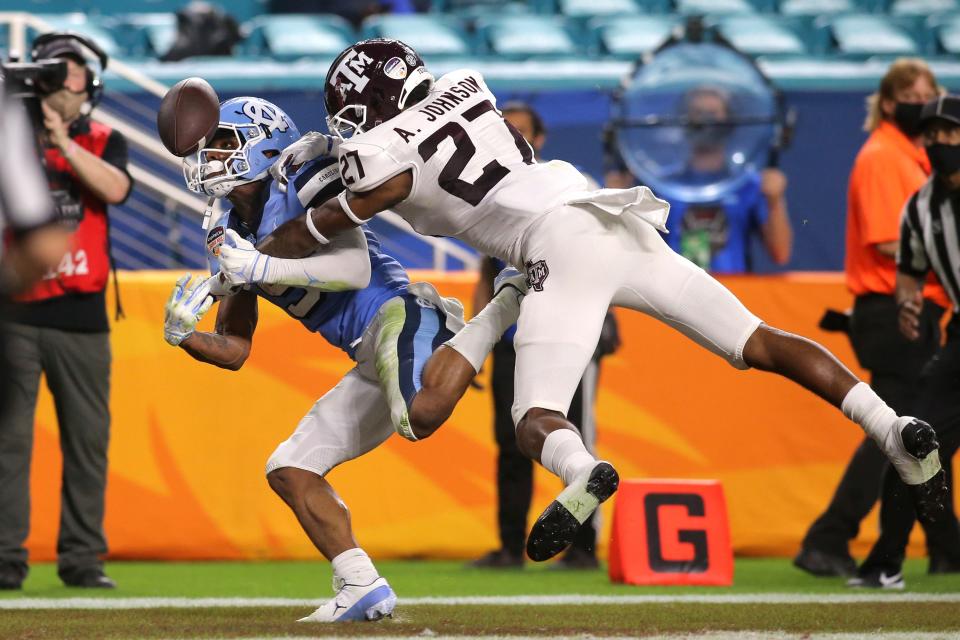 Antonio Johnson played several roles in Texas A&M's secondary.